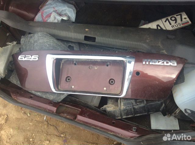 Накладка на крышку багажника Мазда 626gf седан Накладка на крышку багажника Мазда 626gf седан