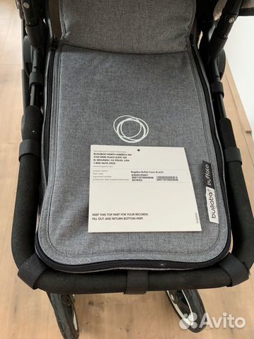 Коляска 2в1 Bugaboo Buffalo Grey Melange