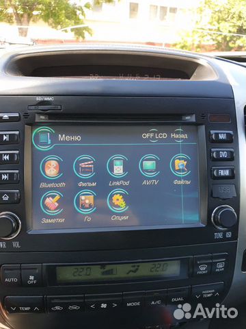 DVD плеер Интро для Toyota Land Cruiser Prado 120 DVD плеер Интро для Toyota Land Cruiser Prado 120