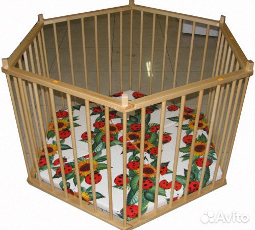 Манеж деревянный Манеж деревянный