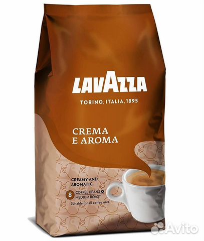 Кофе в зернах Lavazza crema e aroma 1000 гр (1кг) Кофе в зернах Lavazza crema e aroma 1000 гр (1кг)