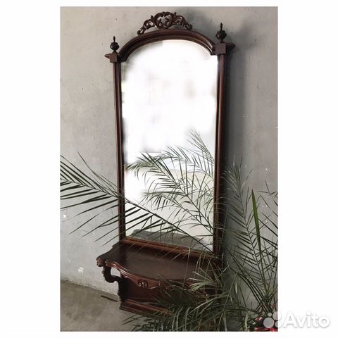 Зеркало с консолью старинное Зеркало с консолью старинное