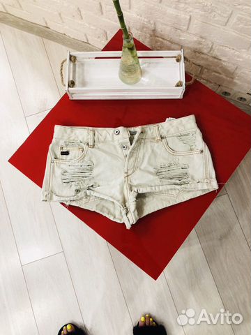 Шорты джинсовые pull&bear Шорты джинсовые pull&bear