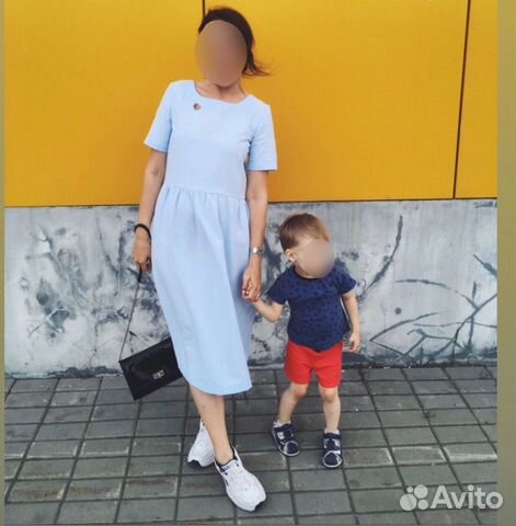 Платье свободного кроя оверсайз