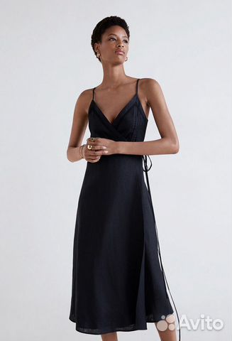 Льняной Сарафан mango новый