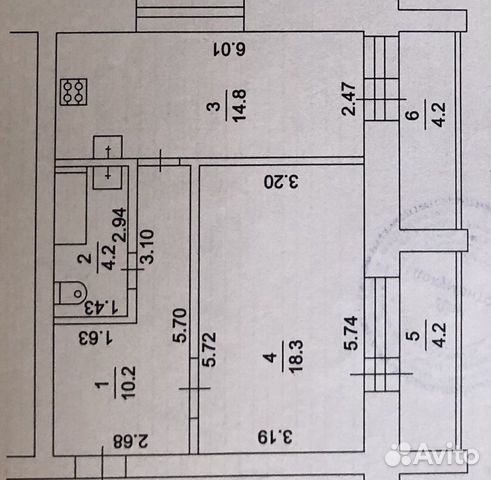 2-к квартира, 51.7 м², 3/5 эт. 2-к квартира, 51.7 м², 3/5 эт.