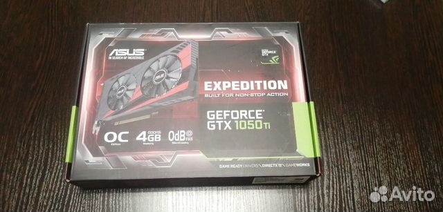 Видеокарта Asus GeForce GTX 1050 Ti Expedition Видеокарта Asus GeForce GTX 1050 Ti Expedition