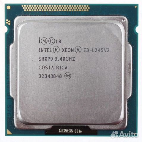 Процессор Intel Xeon E3 1245 V2