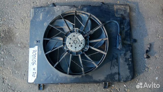 W210 радиатор вентилятор W210 радиатор вентилятор