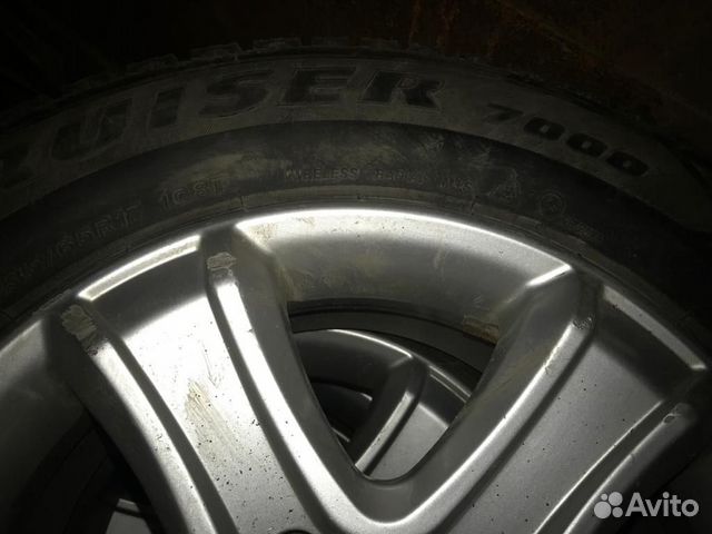 Зимняя резина с дисками R17 на VW Touareg