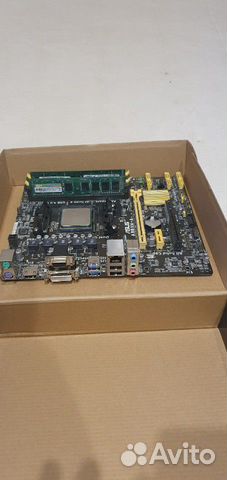Материнская плата Asus abbxm-A, процессор А8 8650