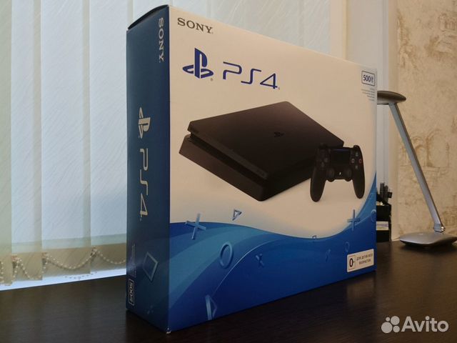Коробка от PlayStation 4 Slim 500 Гб