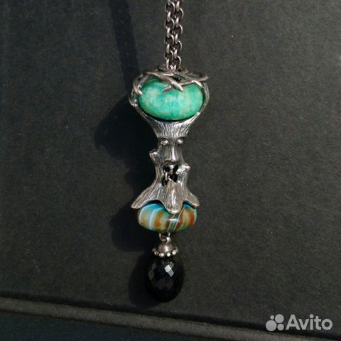 Бусина из камня Амазонит Trollbeads Бусина из камня Амазонит Trollbeads