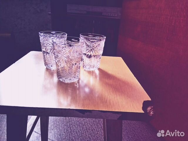 Стаканы хрустальные