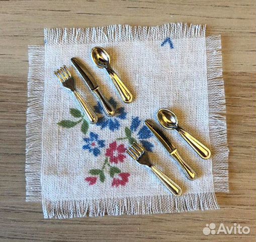 Еда для кукол и игрушек. Столовые приборы