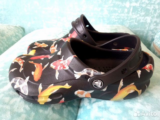 Сабо Crocs Graphic Clog Black Tangerine 38 размер