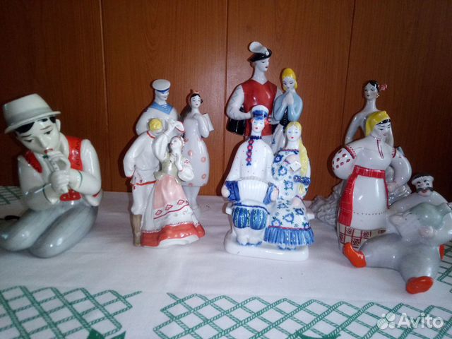 Статуэтки фарфоровые времён СССР