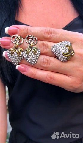 Серьги Кольцо Gucci
