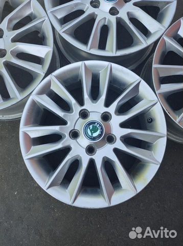 Диски бу литые R15 I на Skoda