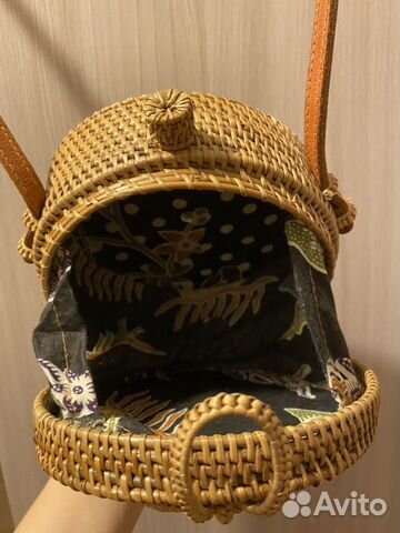 Сумка плетённая,сумка из ротанга