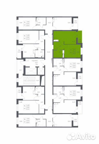 1-к квартира, 36.6 м², 9/17 эт. 1-к квартира, 36.6 м², 9/17 эт.