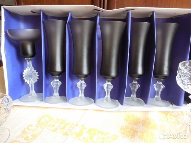 Новые бокалы, хрусталь cccр