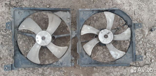 Nissan Almera n15 1,4 GA14DE вентилятор радиатора