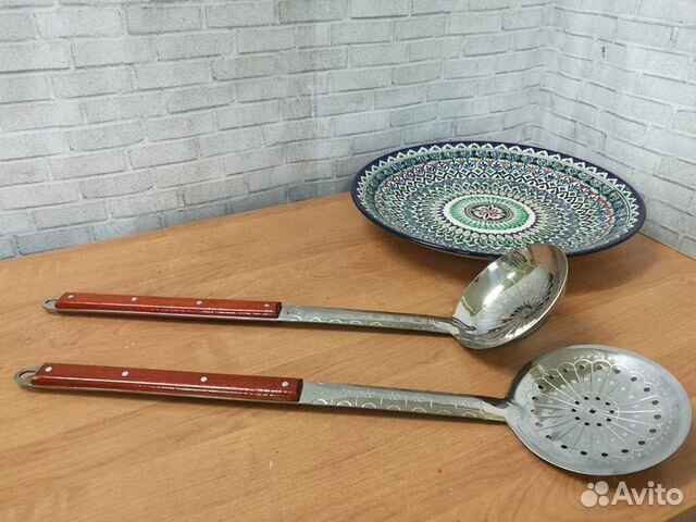 Шумовка большая 64см для казана 22-50л