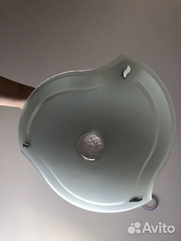 Люстра (стекло, 4 лампы)