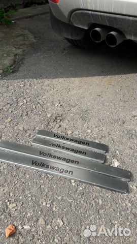 Накладки на пороги фольксвагег