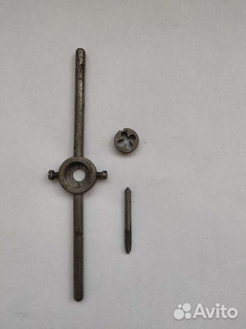 Метчик М6, плашка, лерка. СССР