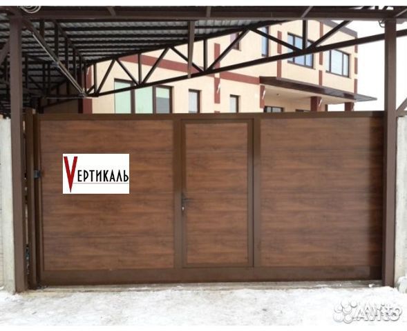 Ворота Откатные алюминиевые Алютех