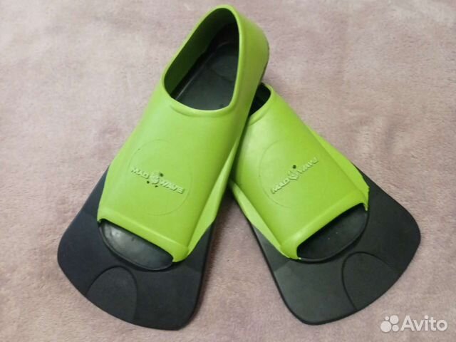 Ласты для бассейна укороченные