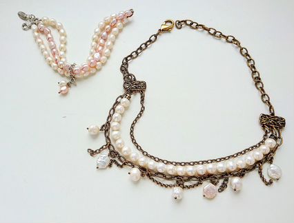 Lanzerotti комплект ожерелье и браслет