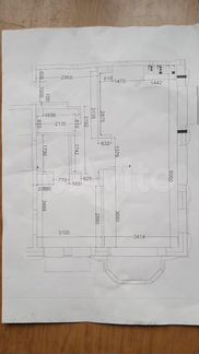 2-к квартира, 58 м², 1/4 эт.