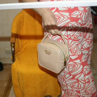 Новая жемчужная сумочка gaude milano натуральная к