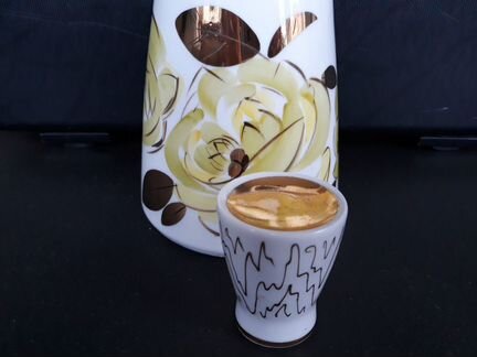 Графин-штоф Золотая роза лфз времен СССР