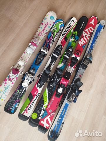 Горные лыжи 100 -135 Ботинки р.27-37 (18-24 см)