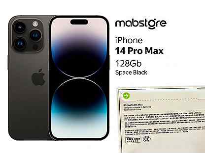 iPhone 14 Pro Max 128Gb Space Black Черный Новый