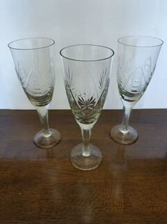 Бокалы дореволюционные ручной работы