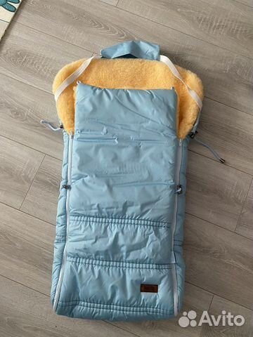 Меховой конверт в коляску овчина