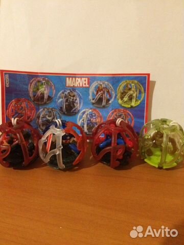 Игрушки Марвел 2019 из киндер-сюрприз