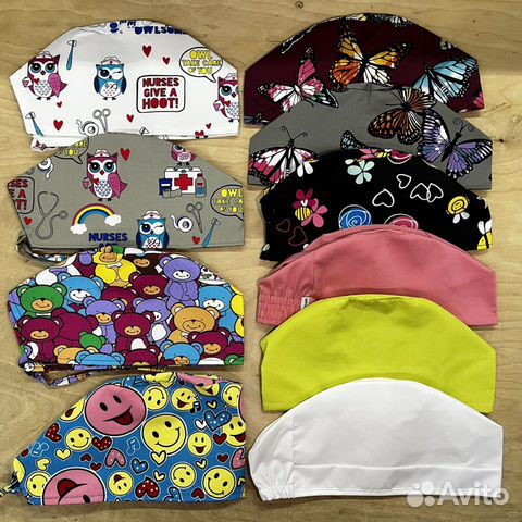 Медицинские шапочки в ассортименте