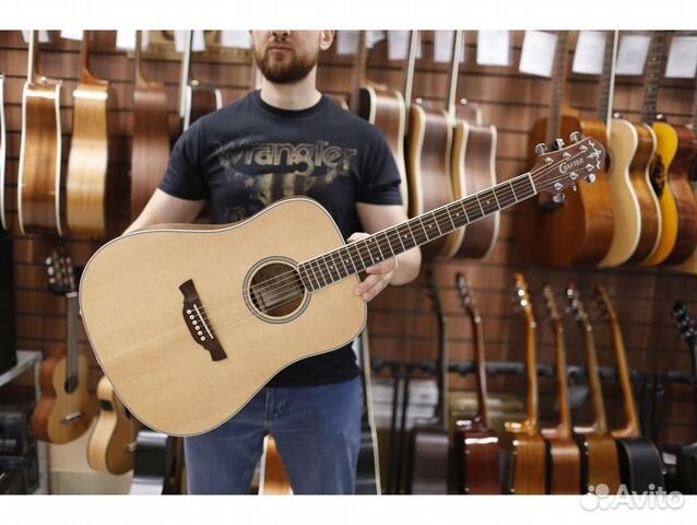 Crafter D-6/nс с чехлом акустическая гитара