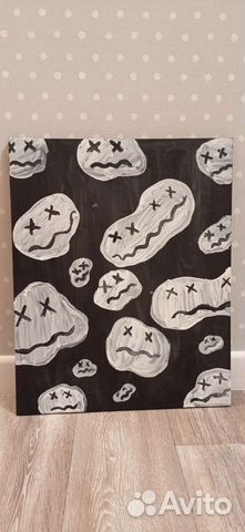 Картина акрилом на холсте