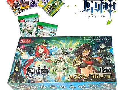 Коллекционные карточки по игре Genshin Impact