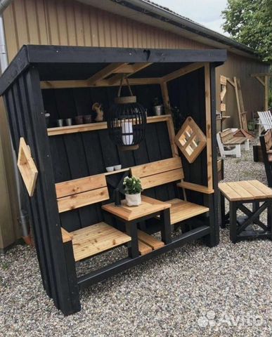 Беседка садовая из дерева