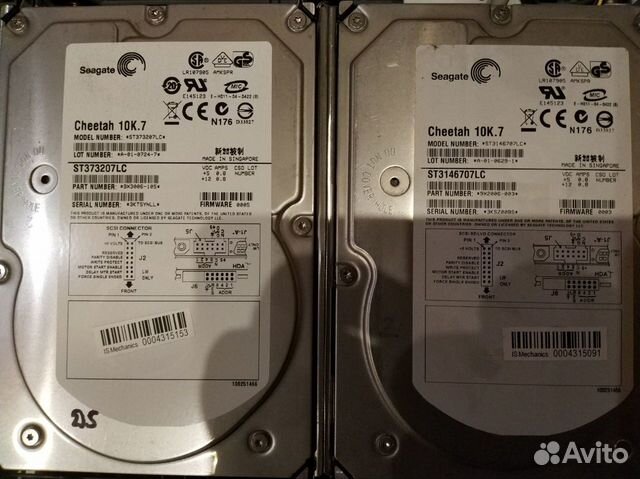 Жесткий диск Seagate Cheetah scsi