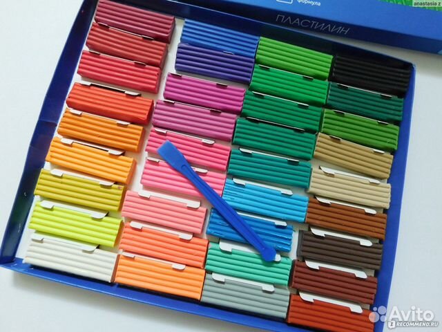 Пластилин: наборы, цвета поштучно, стеки для лепки