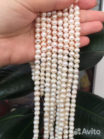 Жемчуг натуральный бусины